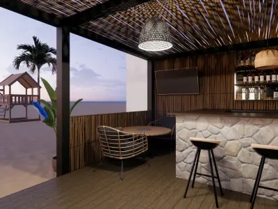BEACH BAR 3D model
