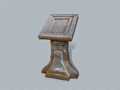 lectern Low-poly 3D model