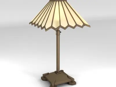 Art Deco Lamp 1 3D model