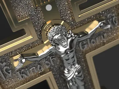 Cross of the Blessed Savior 3D print model