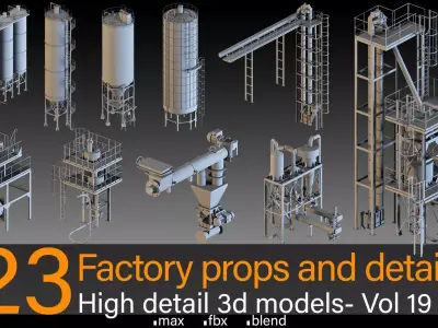 23- Factory props and details- Vol 19 3D model