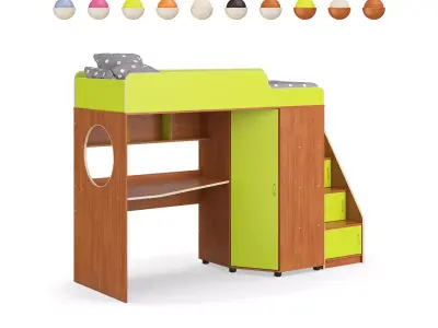 Legenda K04 and LY10 childrens modular bed 3D model