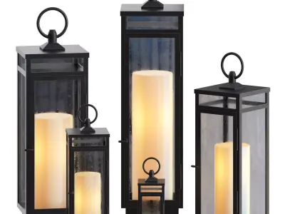 Floor Lanterns 3D model