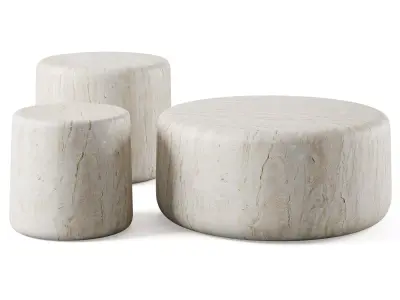 Coffee tables Drasi by La Forma ex Julia Grup 3D model