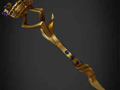 Overlord Staff of Ainz Ooal Gown for Cosplay 3D print model