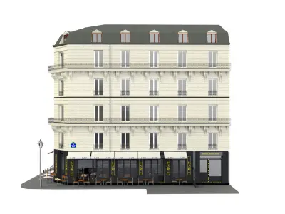 French Restaurant 3D model