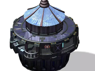 Crystal Palace - Small Building 3D model