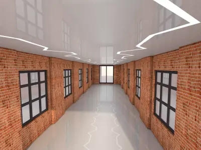 Corridor Interior 3D model