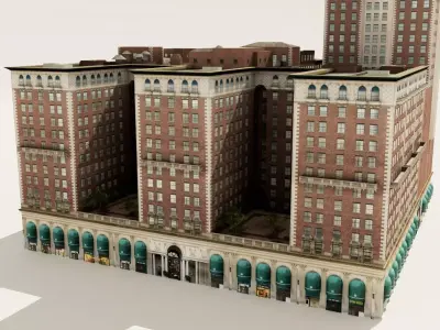 Building Light Map Low Poly Photo Based Low-poly 3D model