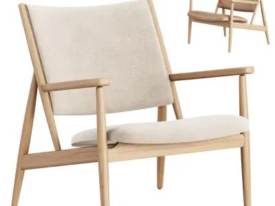 Summit Lounge Chair by Ariake Low-poly 3D model