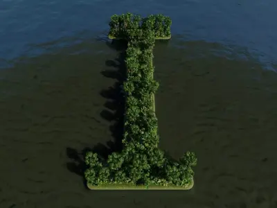 I Alphabet Island 3D model