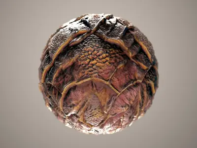 10 Materials Skin Dragon Seamless PBR Volume 20 Texture