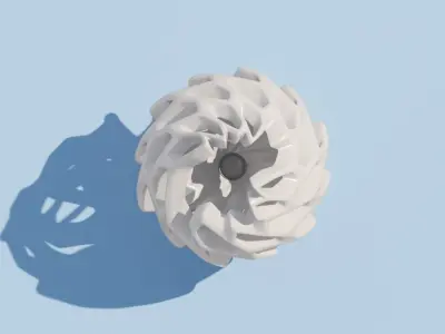 DECORATIVE CANDLE 3D print model