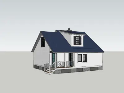 Farmhouse 3D Model 3D model purchase