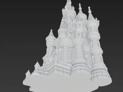 The Magic of Gothic Architecture at Home Detailed Gothic Castle  3D print model