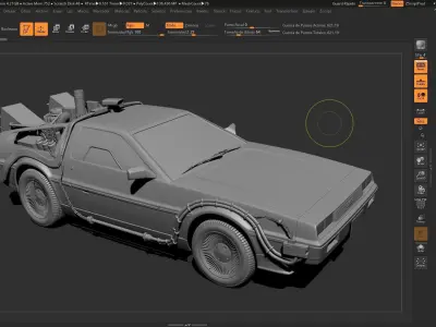 DeLorean  Back To The Future Episode 1 3D model