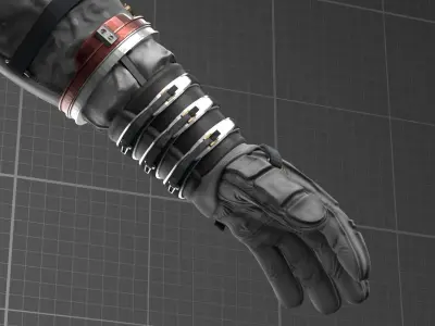 V2 ASTRONAUT SUIT Low-poly 3D model purchase