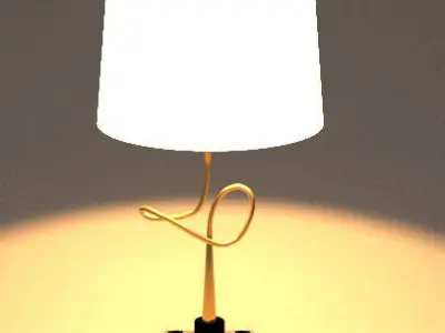 Table Lamp 3D Model Free 3D model