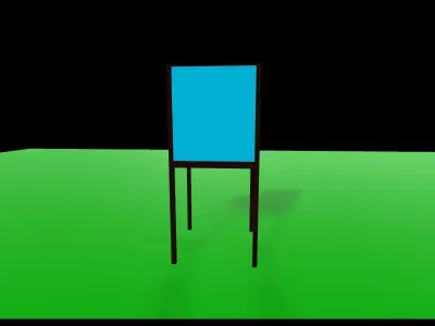 Chair 3D Model By Punhan Dadasov Low-poly 3D model