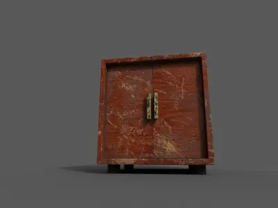 Old Modern Furniture 3D Model Terror Low-poly 3D model shop