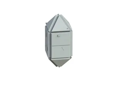 Sci Fi Object No 4412 Low Poly Low-poly 3D model