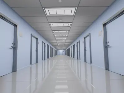 Matrix Hallway 3D model
