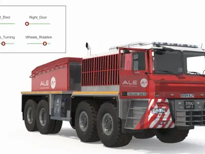  ALE Trojan 8870 Heavy Haulage Tractor Rigged 