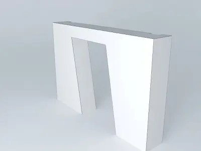 SLANTED DOORWAY Free 3D model