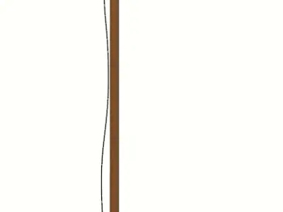 Modern Duo Floor Lamps 3D model