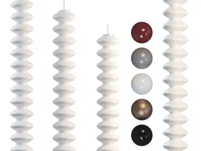 TUBES MILANO vertical 3D model