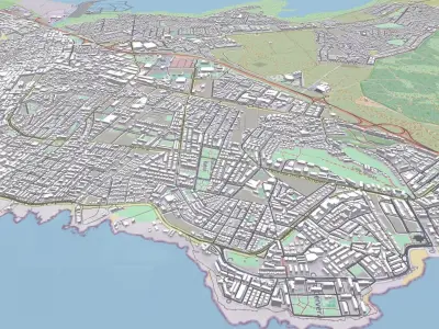 Cityscape Torrevieja Spain 3D model