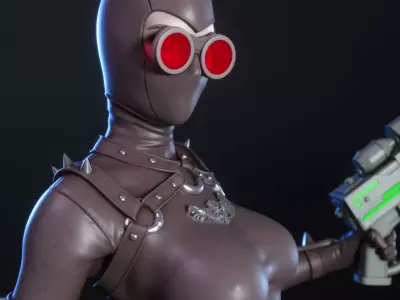 The Emerald Assassin  3D print model