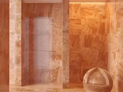 Marble wall 172 3D model