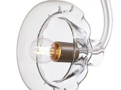 Ikebana 3-Light Pendant Lamp by Romani Saccani Architetti 3D model