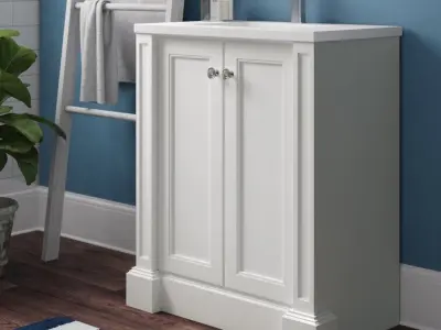 Bressyln Single Vanity Set - 4 Colour 3D model