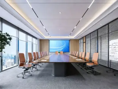  Modern Meeting Room 3D model