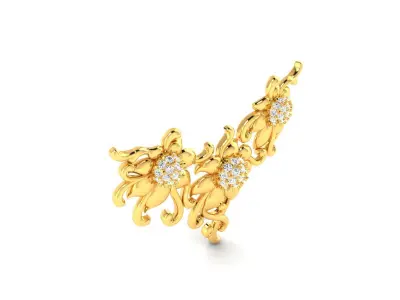 Women Pendant 3DM STL OBJ FBX Render Details 3D print model