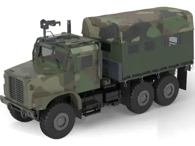 Generic Military Truck 02 3D model