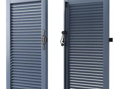 Louvered Shutters 3D model