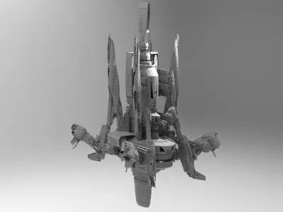 Sci-Fi Droid 3 3D model purchase