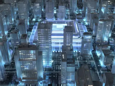 Future Technology City 3D model