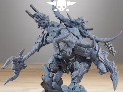 Corrupted Beasts Leader 3D print model