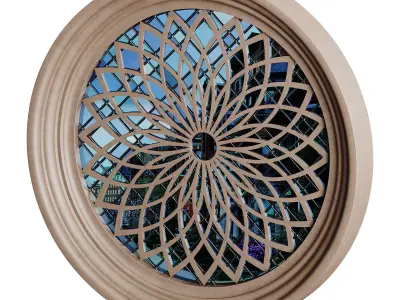 Gothic Window 07 3D model