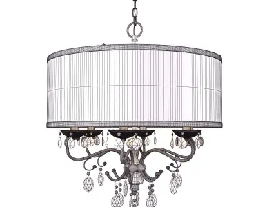 Hawkins 6-Light Chandelier 3D model