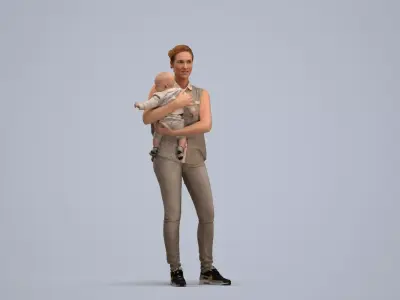 00117Halle002 3D model