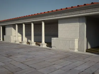 Ancient Gymnasium 3D model