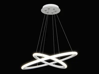 748062 Saturno Lightstar Chandelier 3D model