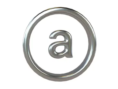 Arweave Coin v1 004 Low-poly 3D model