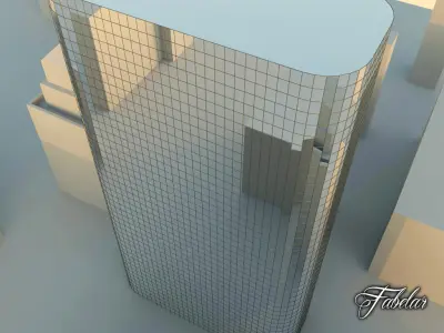 Building 23 Low-poly 3D model