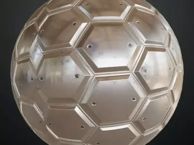Silver Metal PBR Seamless Texture